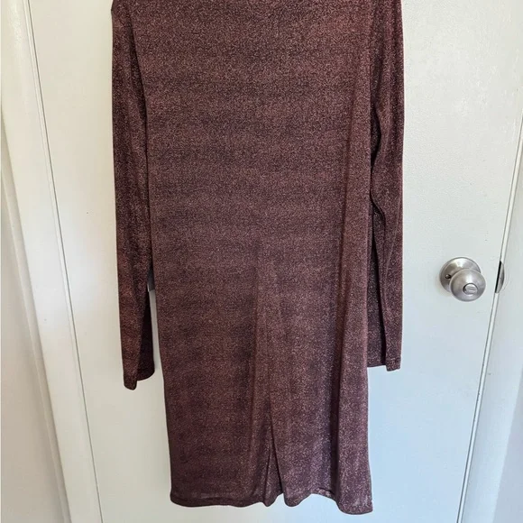 Jennifer Lopez cooper / blak Long Sleeve Dress - Picture 6 of 8